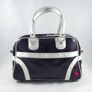 Lululemon Vintage Dark Plum & White Bowling Bag